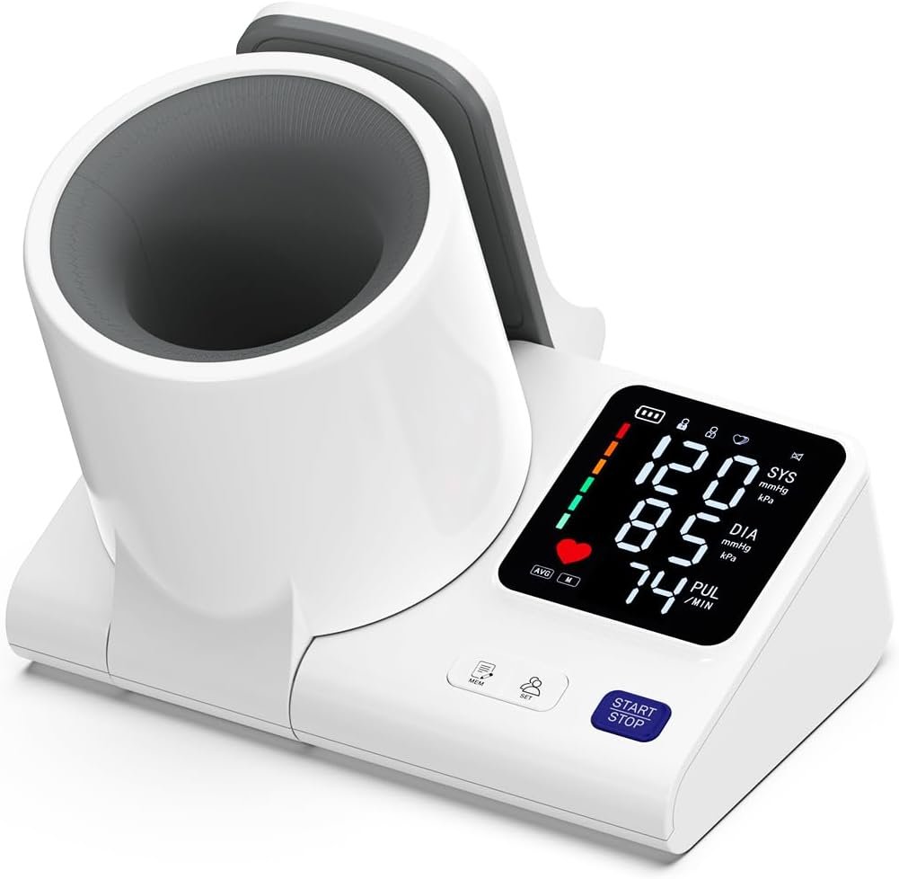 Blood Pressure Monitor for Home Use, No-Wrap Upper Arm BP Machine