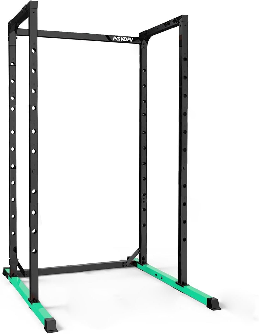 Heavy Duty Power Rack Power Cage with LAT Pulldown & Low Row System, All-in-One Squat Rack Station with Complete Accessories for Garage Gym Full Body Lifting
