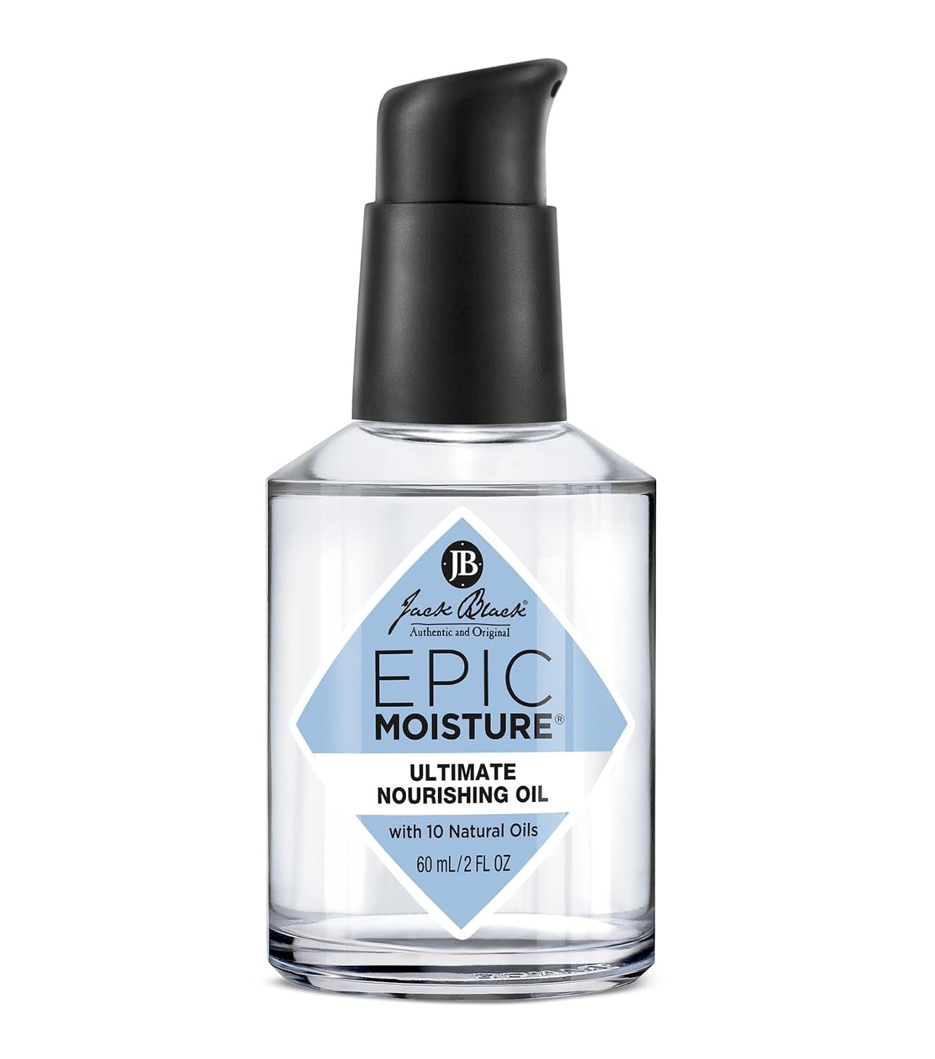 Jack Black Epic Moisture Ultimate MP10 Nourishing Oil, 2 Fl Oz – Multi-Purpose Moisturizing Body Oil and Beard Oil with 10 Natural Oils for Face, Beard, Body, Hair, Elbows, Feet and Cuticles