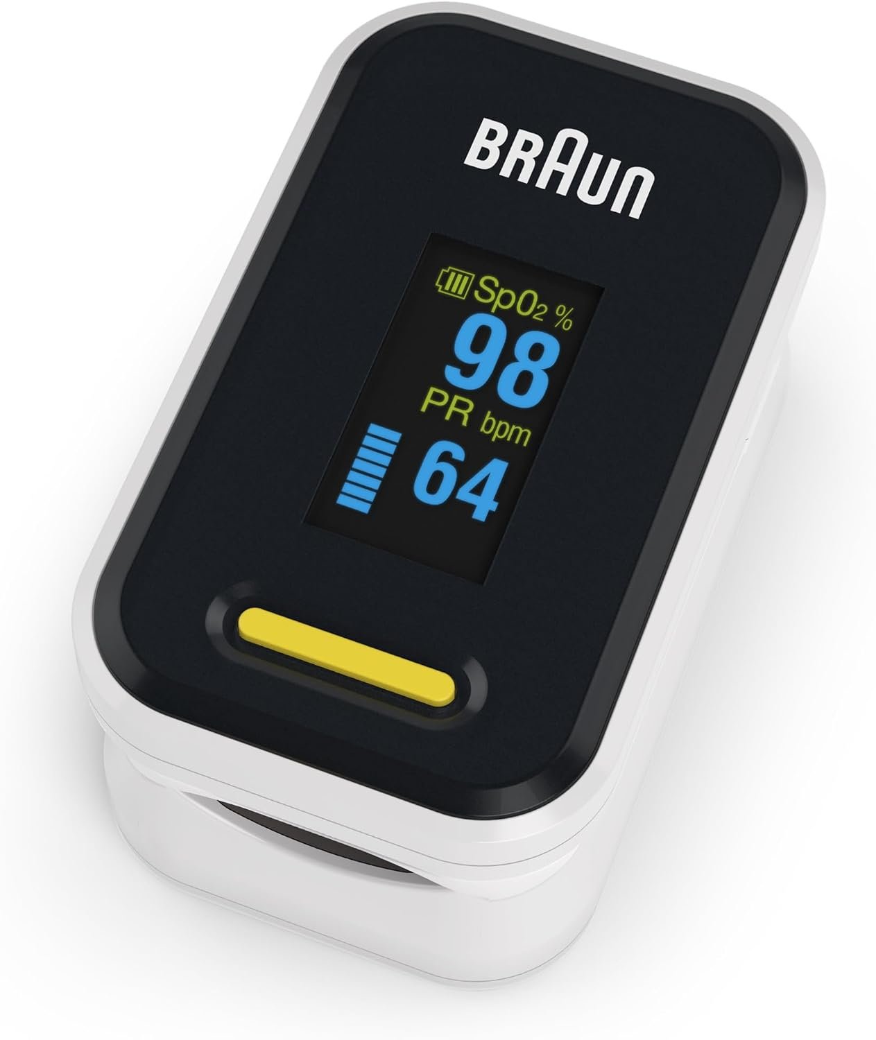 Braun Fingertip Pulse Oximeter, Clinically Validated, Ages 12+