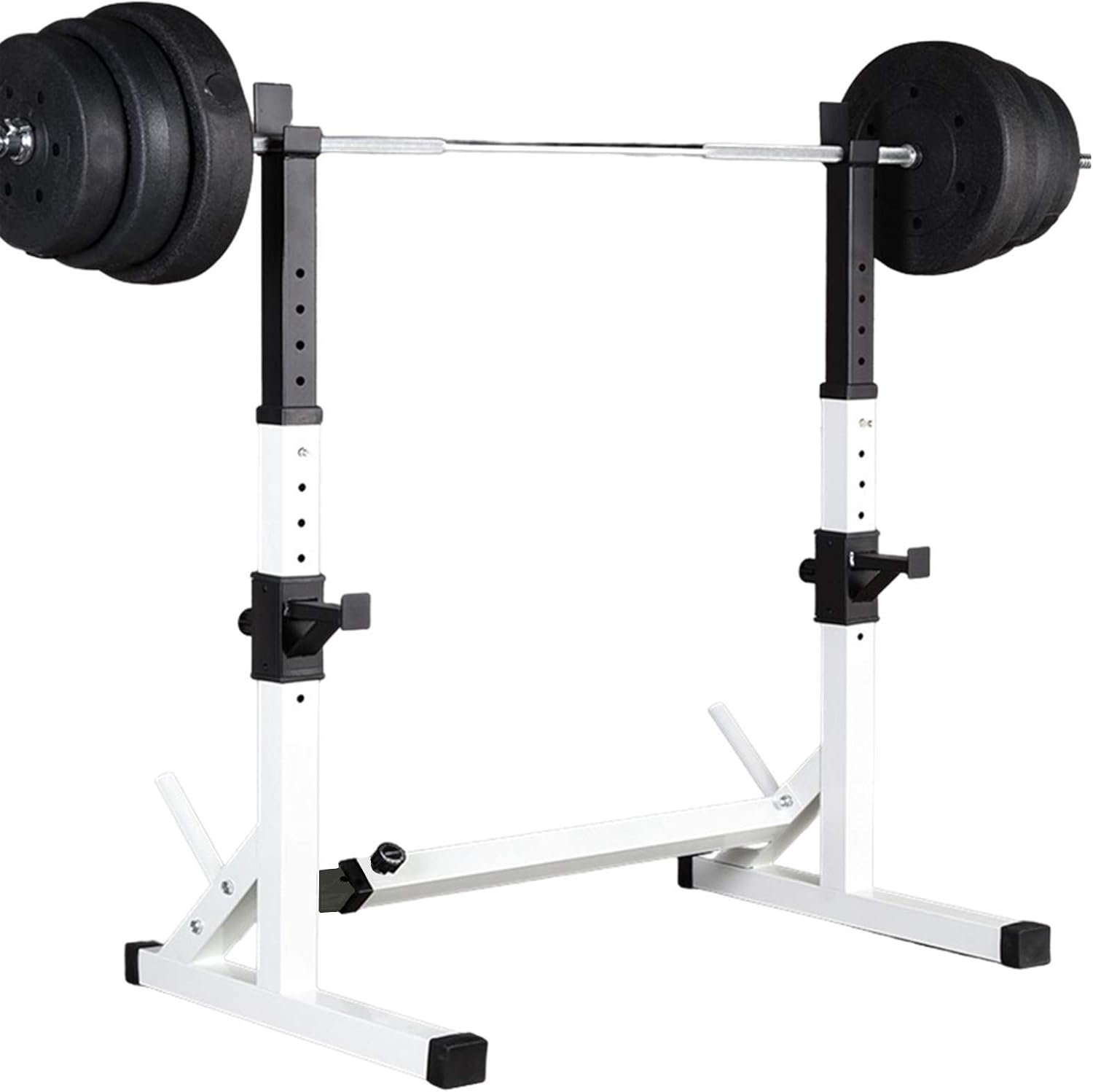 Adjustable Squat Rack Barbell Rack For Home Gym Max Load 550LBS
