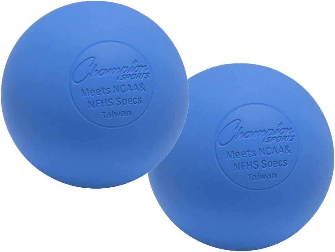 Champion Sports Lacrosse Balls – Official Size Balls for Games, Practice & Training, NCAA, NFHS & SEI Certified, Multiple Colors, Packs & Styles Available