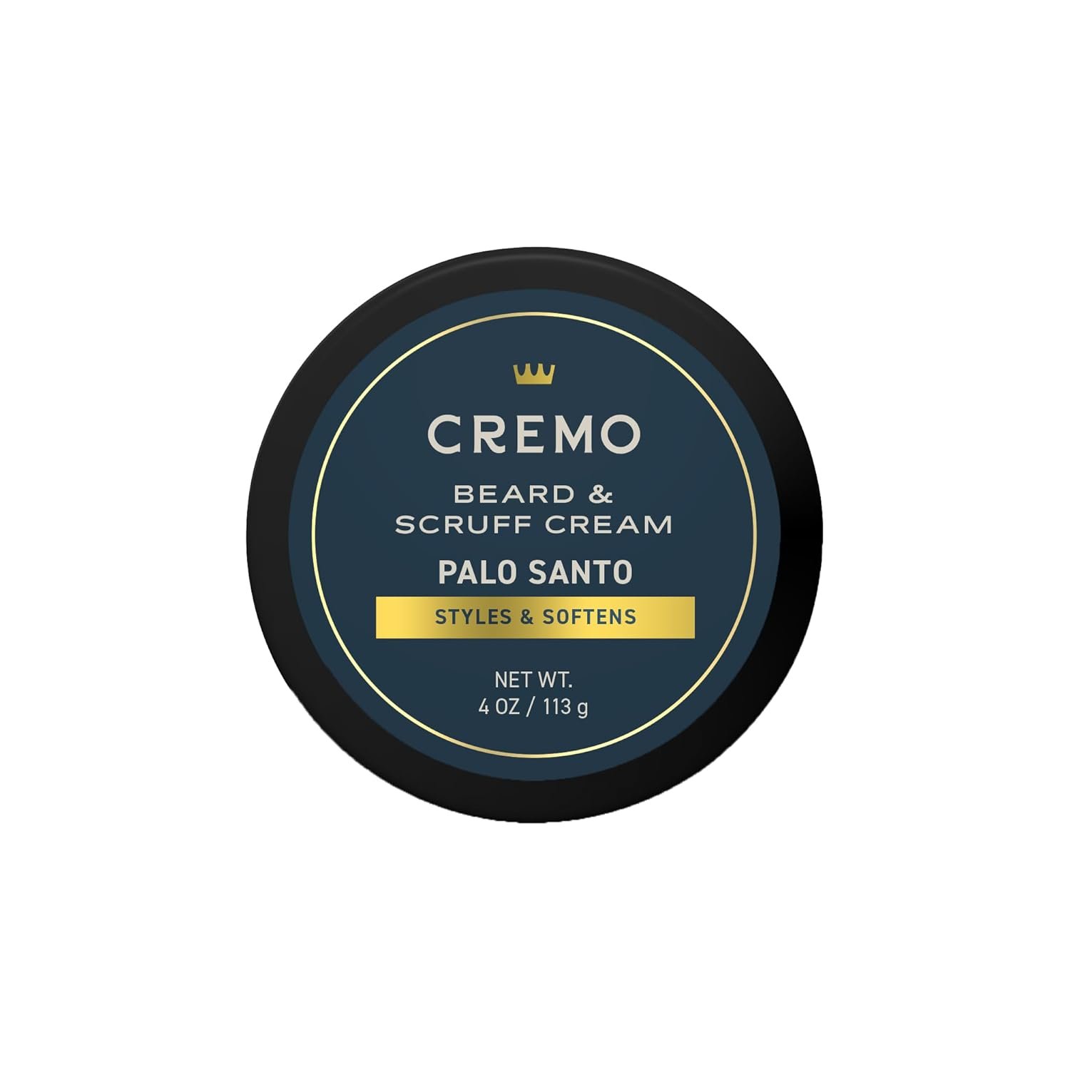 Cremo Beard & Scruff Cream, All Facial Hair, Palo Santo, 4 oz