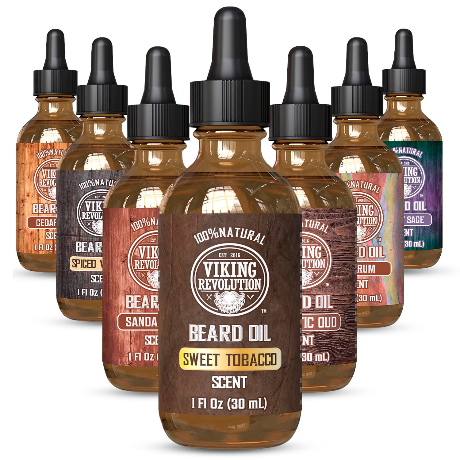 Viking Revolution Beard Oil – Sweet Tobacco – 1 fl oz