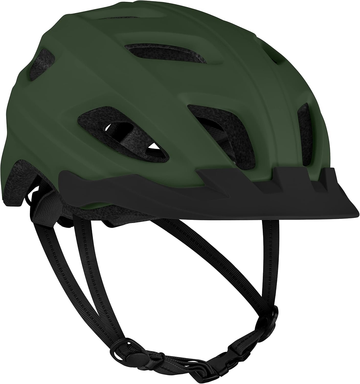 Retrospec Lennon Adult Bike Helmet with LED Safety Light Adjustable Dial & Removable Visor – Adjustable Bicycle Cycling Helmet for Men & Women