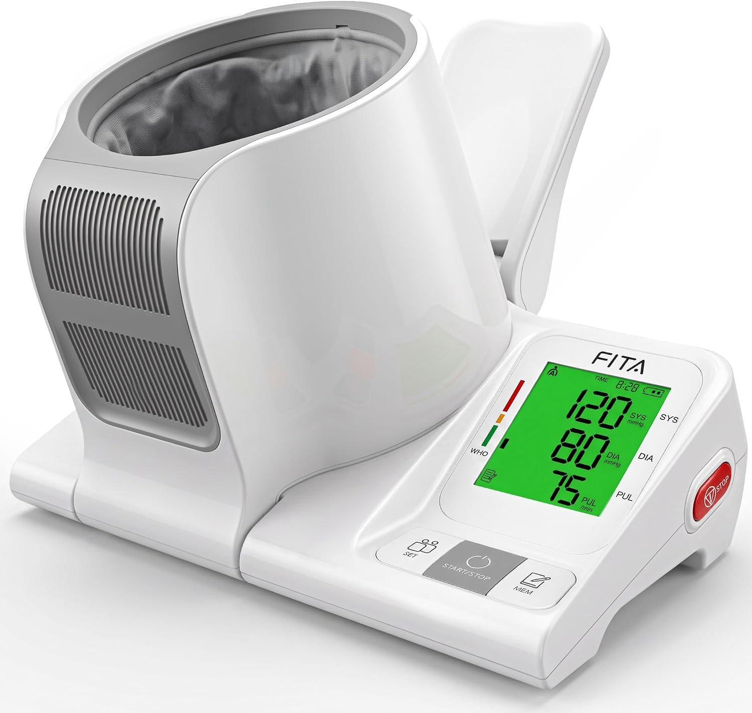 FITA Blood Pressure Monitor, No-Wrap bp Monitors for Home use, FDA-Cleared