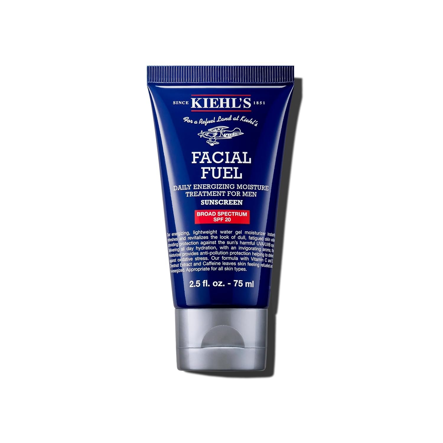 Kiehl’s – Facial Fuel Men’s Energizing Moisturizer with SPF 20