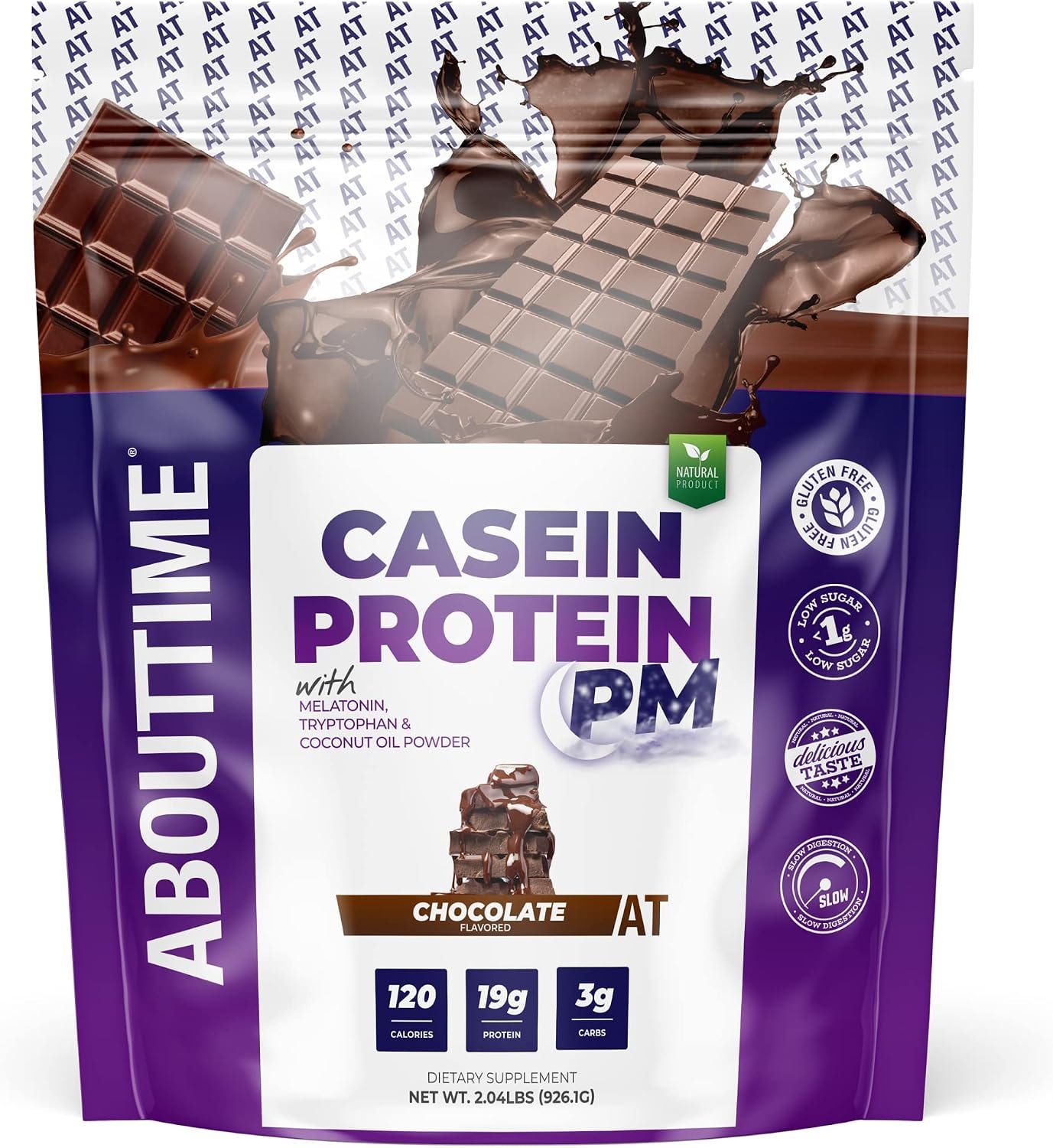 About Time Casein Protein Chocolate Nighttime Recovery