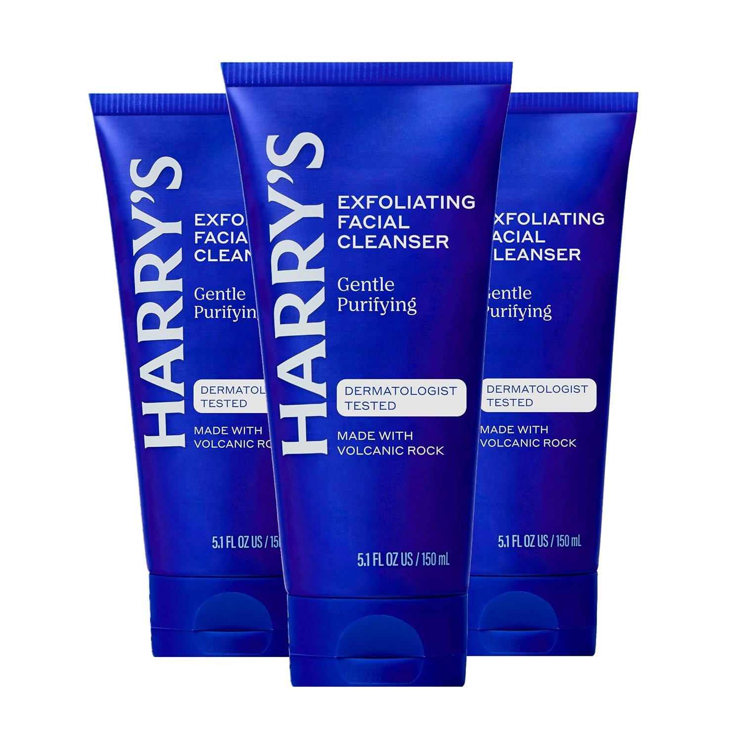 Harry’s Exfoliating Face Wash for Men – 5.1 fl oz (3 Pack)