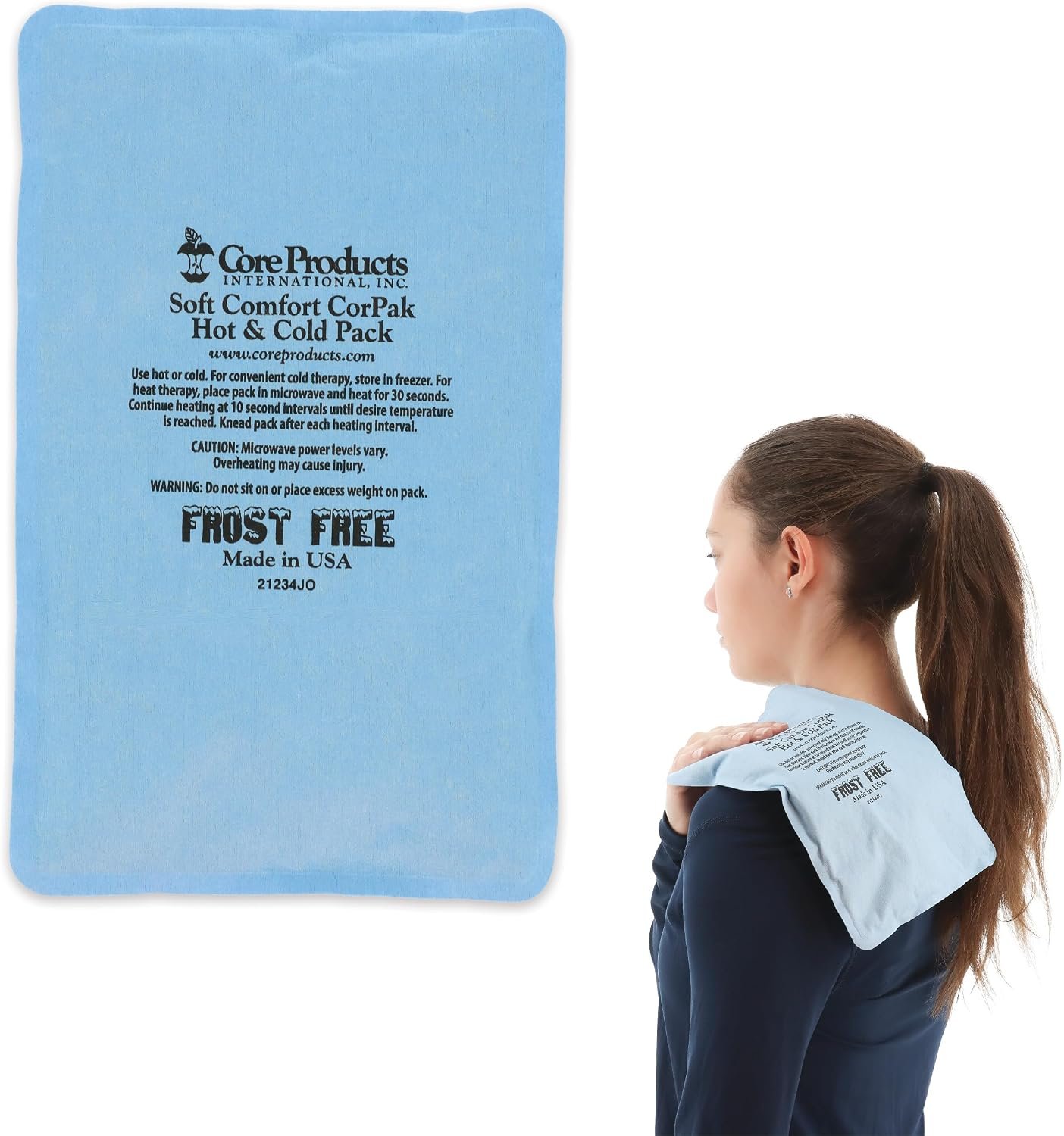 Reusable Hot & Cold Therapy Pack for Knee, Back & Shoulder Pain, Medium