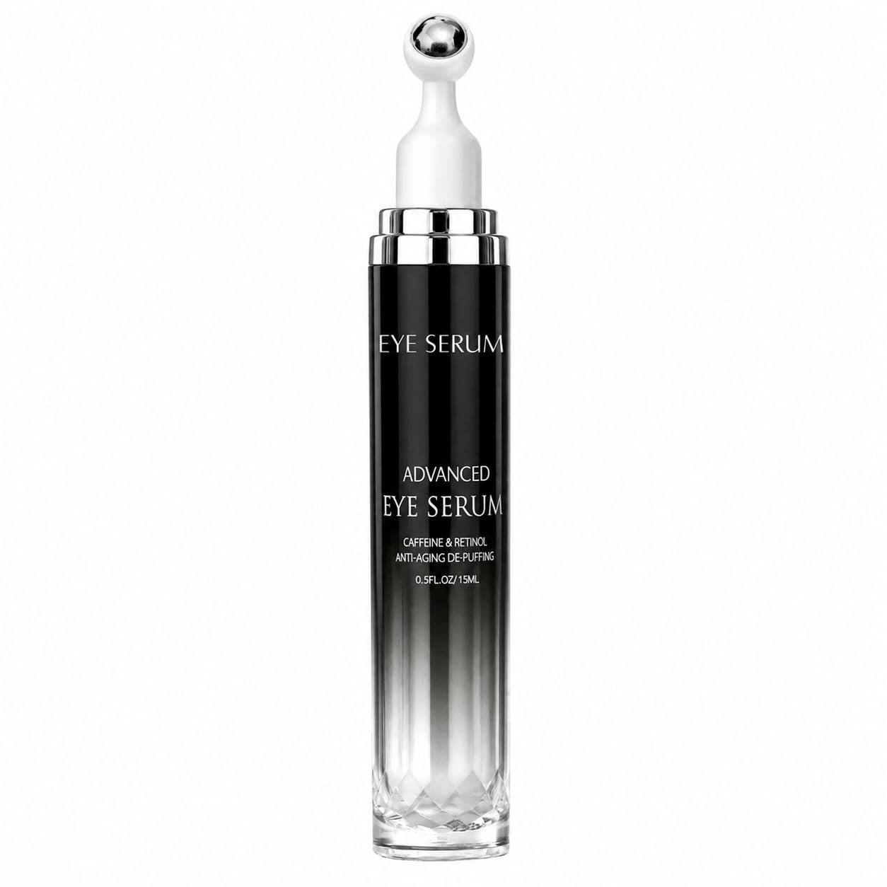 ANAREAL Eye Bags Treatment for Men and Women : Caffeine Under Eye Cream for Dark Circles & Puffiness – 360° Eye Roller for Puffy Eyes