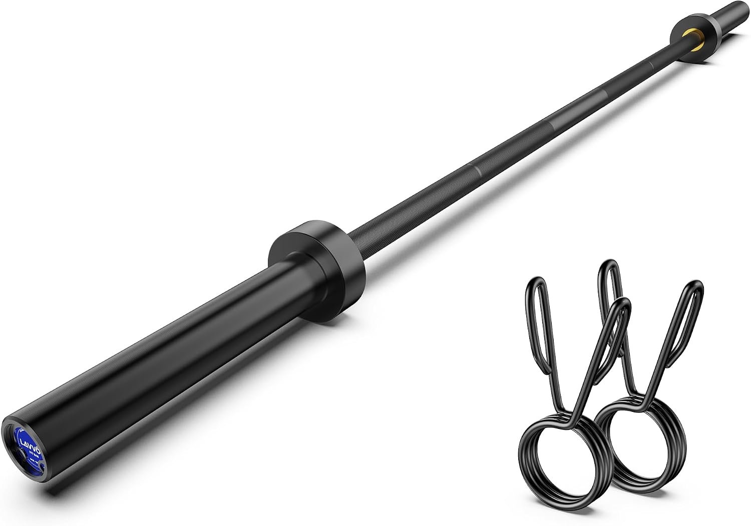 6/7ft Olympic Barbell Bar,2″ Standard Straight Bars for 45lb Weight Lifting
