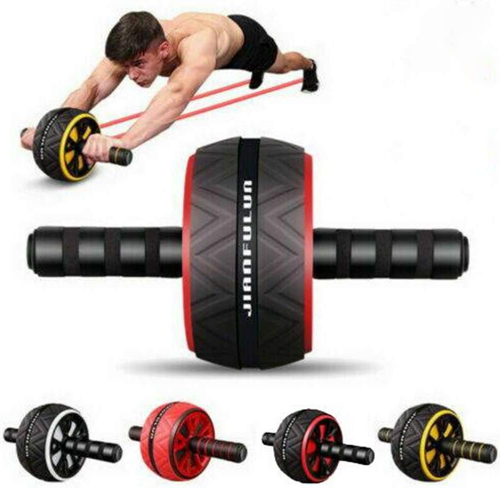 Ab Roller Wheel, ab Roller for abs Workout-Ab Roller Wheel Exercise Equipment Gym Roller Abdominal Muscle Fitness Core Roller ABS Training for Home Men Women Abdominal Exercise,White
