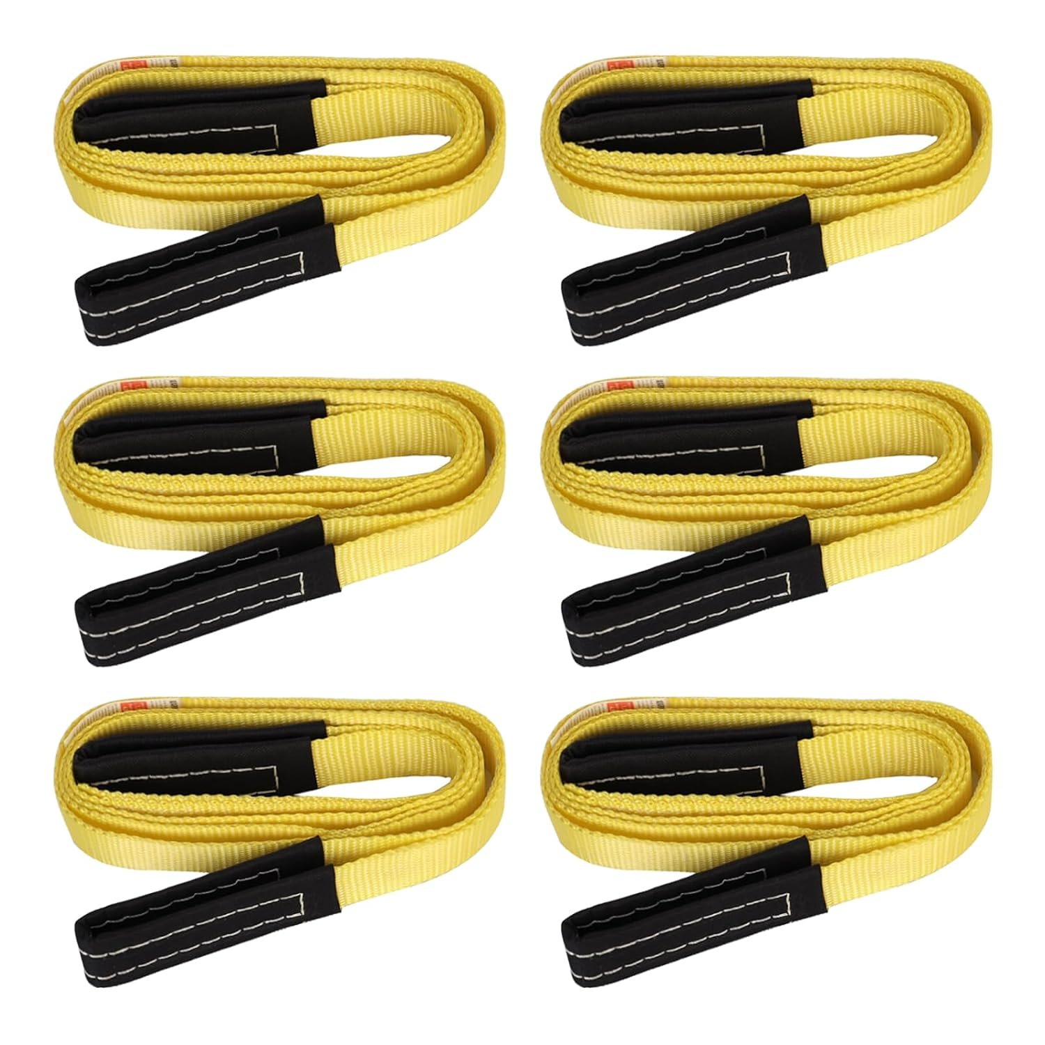 XSTRAP STANDARD 6PK 1″x8′ Lift Sling Straps Wear Guard End Heavy Duty Strap