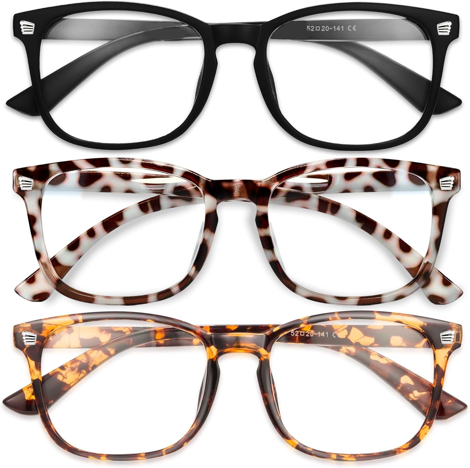 Gaoye Blue Light Glasses for Women – 3 Pack